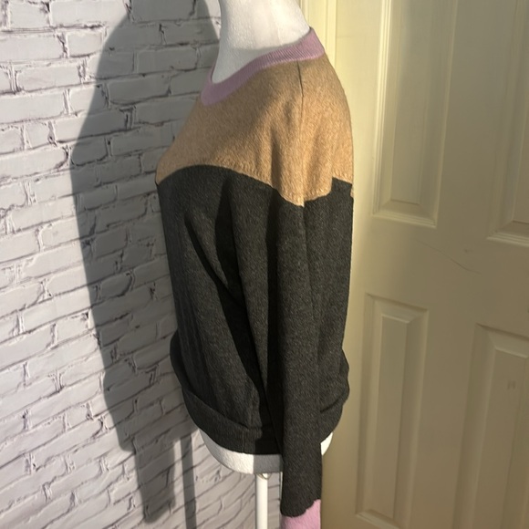 BNWT Madewell Colour Blocking Wool Blend Sweater - Picture 4 of 7